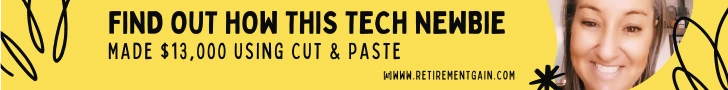 Find out how this tech newbie made $13000 using cut and paste